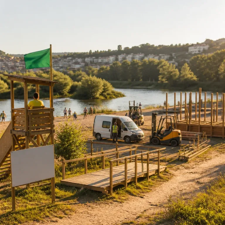 Braga investe €1 milhão para criar nova praia fluvial em Navarra até a época balnear de 2027