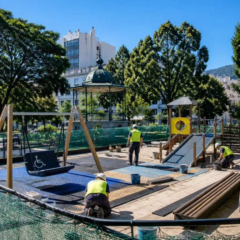 Parque Moscoso ganha praça com brinquedos acessíveis e entrega prevista para setembro