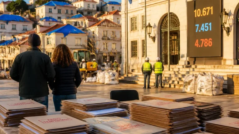 Leiria já atribuiu verbas a 4.786 candidaturas de apoio pós-tempestade Kristin
