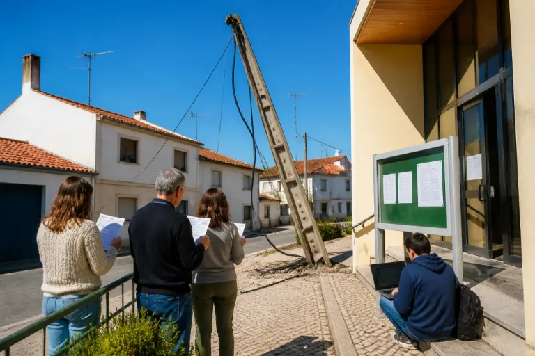 Leiria: moradores de Vieira de Leiria reclamam mais de cinco meses sem acesso à internet