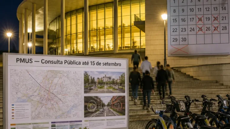 Leiria prolonga consulta pública do PMUS e adia votações em órgãos municipais