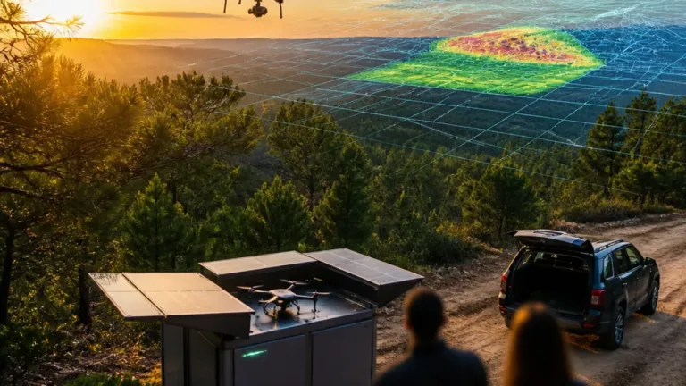 Leiria: Universidade testa sistema autónomo com drones e IA para vigilância de incêndios