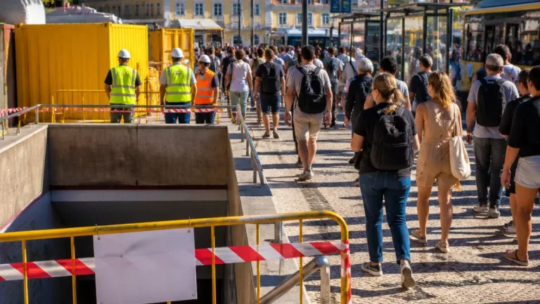 Lisboa: Cais do Sodré encerrado no metro até 26 de agosto altera rotinas e sobrecarrega transportes à superfície
