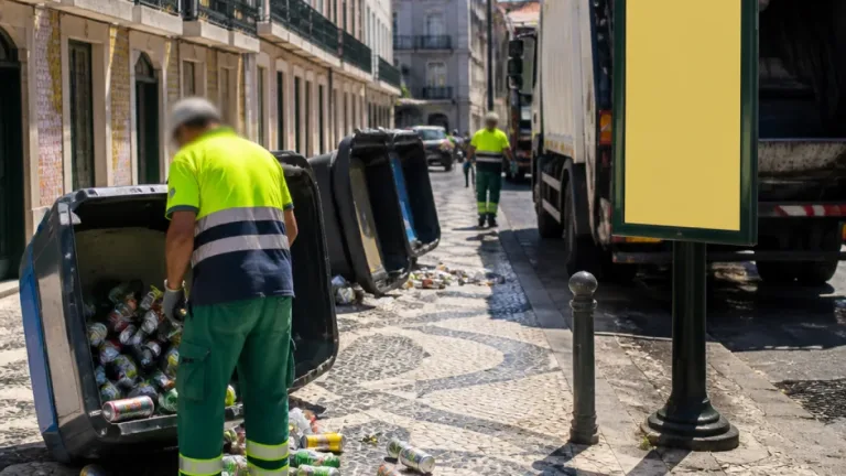 Lisboa enfrenta problemas de higiene urbana após implementação do sistema «Volta»