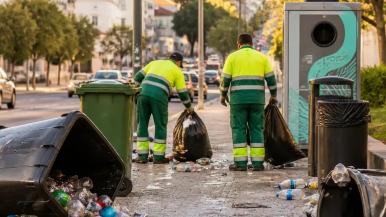 Lisboa enfrenta problemas de higiene urbana com implantação do sistema 'Volta'