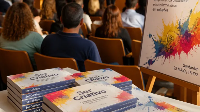Luís Afonso apresenta 'Ser Criativo' em sessão pública no Centro Cultural de Santarém