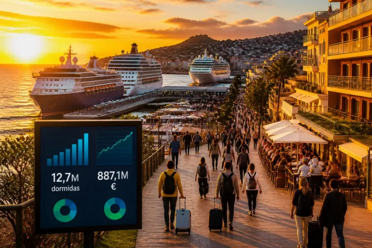 Madeira regista recorde histórico de hóspedes e dormidas e proveitos turísticos sobem 16,6%