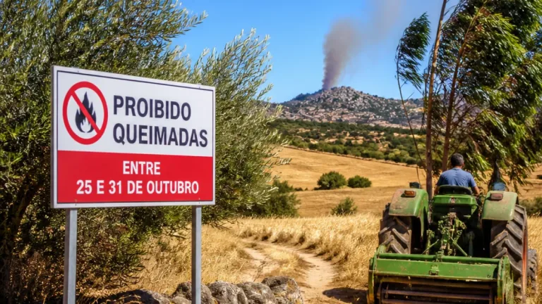 Mangualde proíbe queimas e queimadas entre 25 e 31 de outubro por risco de incêndio