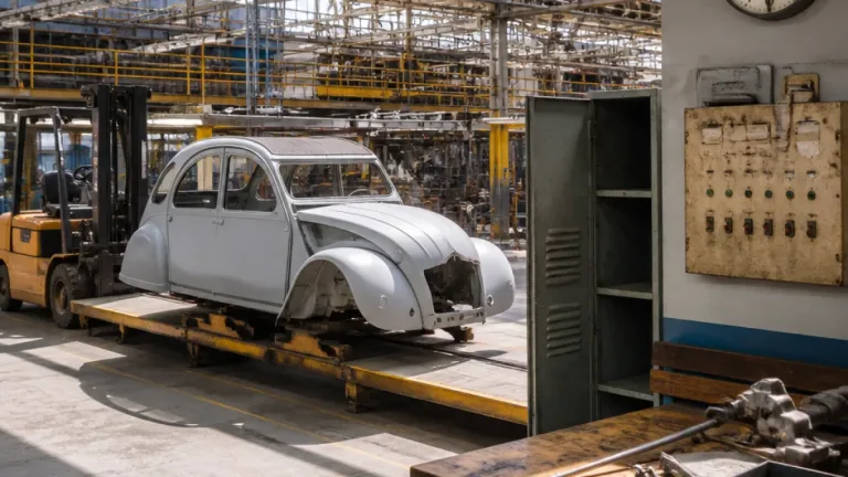 Mangualde recorda a saída do último Citroën 2CV, marco da indústria local