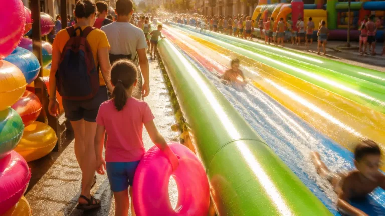 Matosinhos recebe novamente o Water Slide Summer com escorrega gigante e programação familiar