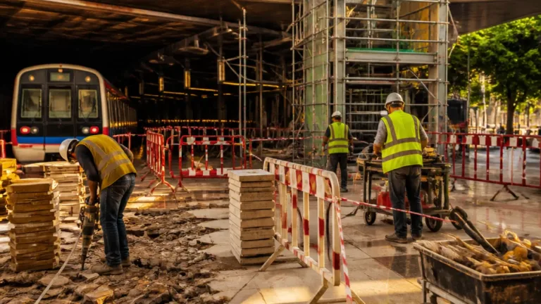Metropolitano inicia obras na Praça de Espanha com encerramentos faseados de cais e átrios