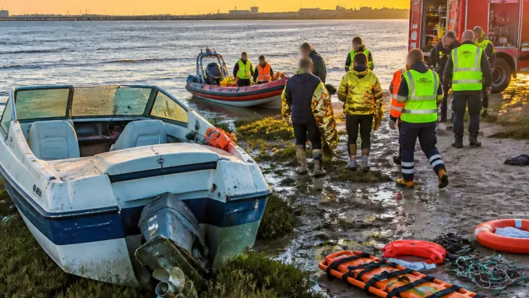 Montijo: quatro pessoas resgatadas após encalhe de embarcação de recreio no Alto do Seixalinho