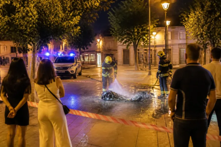 Mota elétrica arde no centro de Viana do Castelo sem feridos