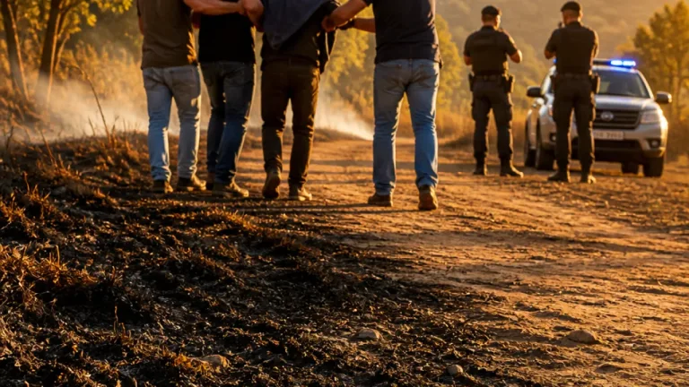 Mulher detida em Viseu por alegado incêndio: intervenção de populares e GNR travou propagação
