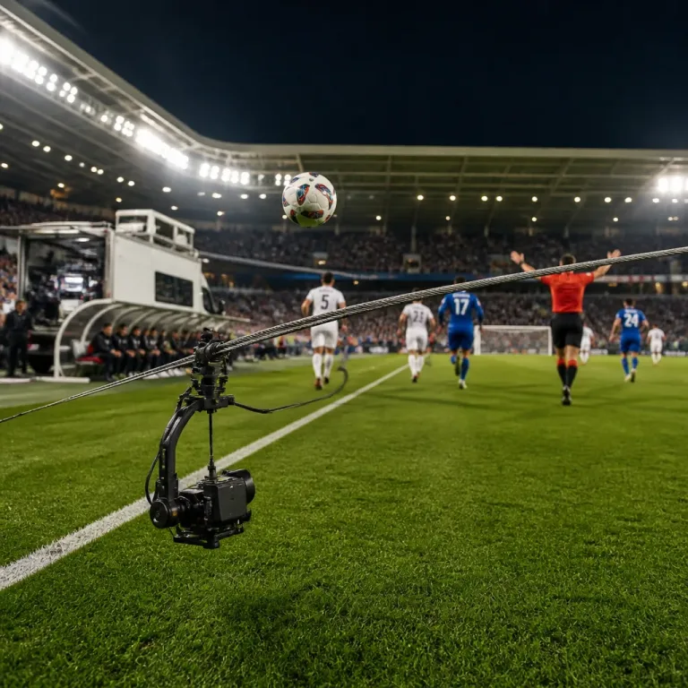 Polémica na Copa: golo inglês validado após bola bater em cabo de câmara suspensa
