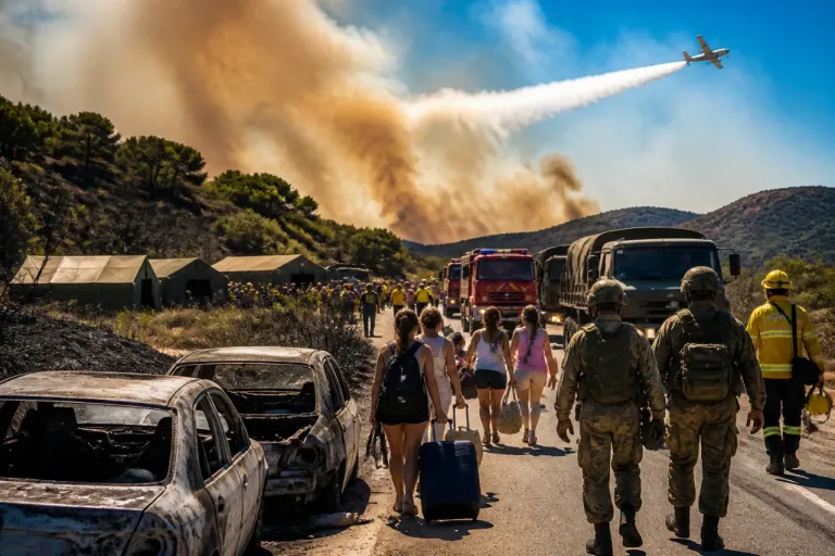 Incêndio em Almería faz pelo menos 12 mortos e evacua mil pessoas no sul de Espanha