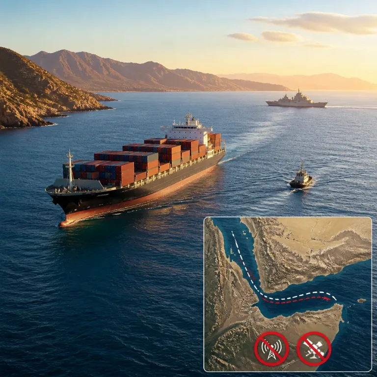 Alerta internacional: navios ligados a Israel, EUA e Arábia Saudita devem evitar Bab el‑Mandeb