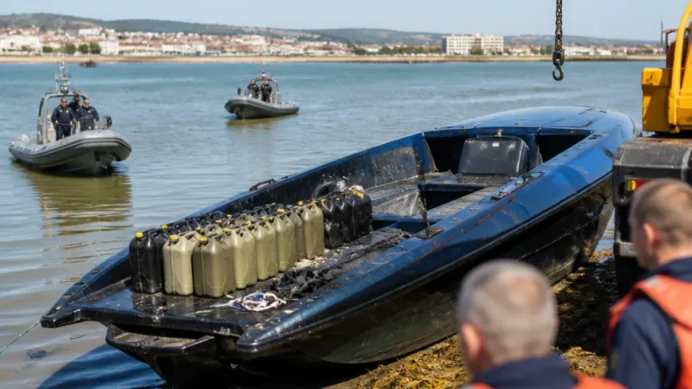 Narcolhancha apreendida no Tejo perto de Vila Franca de Xira mobiliza Polícia Marítima