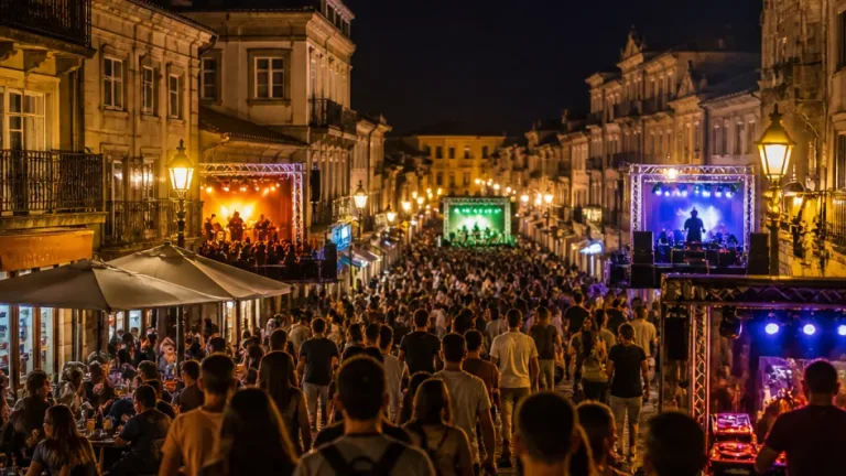 “Noite na Baixa” enche Centro Histórico de Bragança e dinamiza comércio local