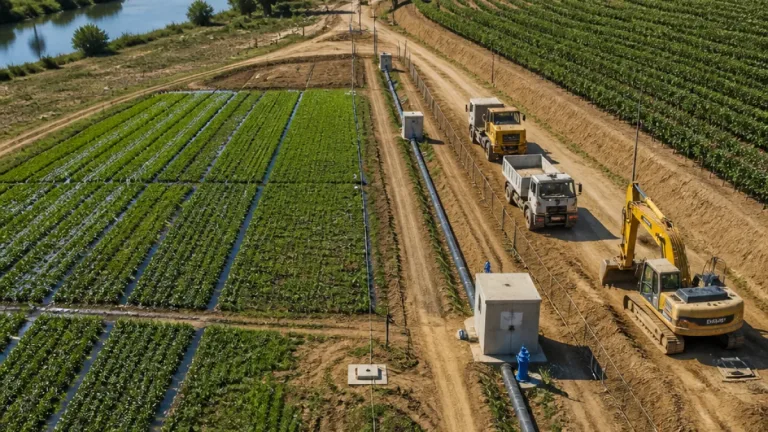 Nova rede de rega no Xévora reforça eficiência hídrica e competitividade agrícola em Portalegre