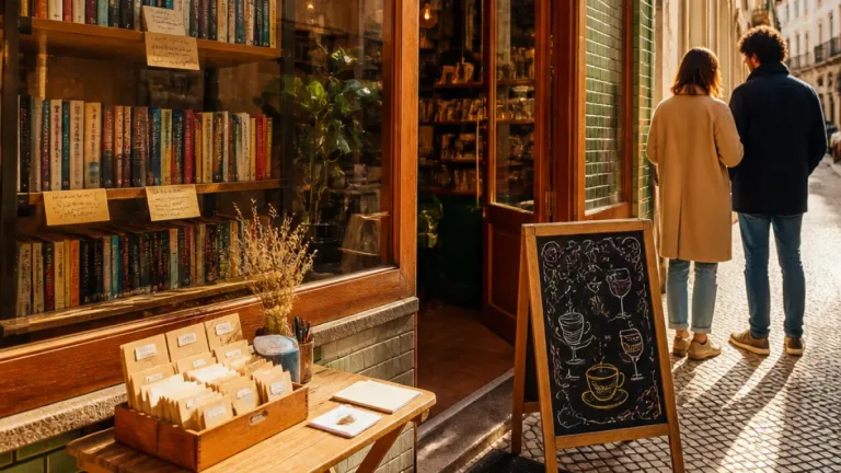 Novo café-livraria transforma oferta cultural em Aveiro com curadoria e iniciativas comunitárias