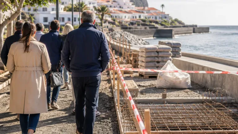 Obra abandonada no Jardim do Mar motiva pedidos de esclarecimento à Câmara da Calheta