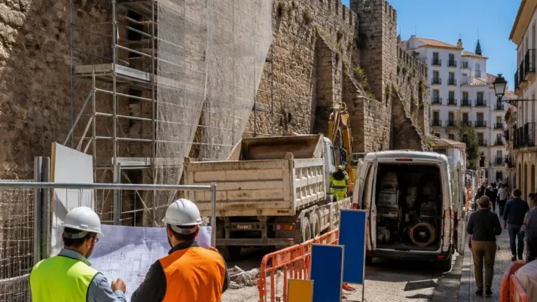 Obras na muralha de Santarém condicionam trânsito entre 13 de julho e 31 de agosto