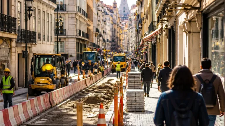 Obras no Chiado arrancam em agosto para alargar áreas pedonais e reorganizar a via pública