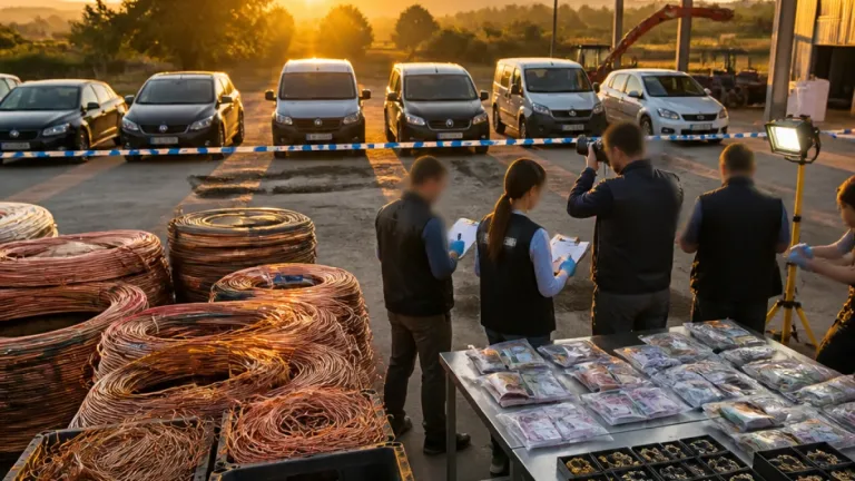 Operação leva à detenção de sete suspeitos por furto de cobre com ramificações em Mangualde