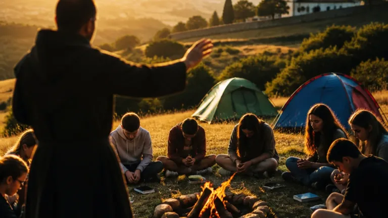 Padre jesuíta defende pedagogia do silêncio em acampamento juvenil da Diocese