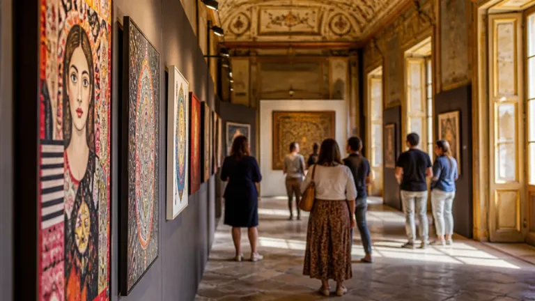 Palácio do Cadaval acolhe mostra que aproxima a arte contemporânea indiana de Évora