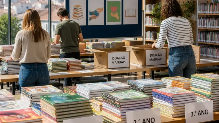 Palmela lança nova edição do ‘Dar de Volta’ para doar manuais escolares