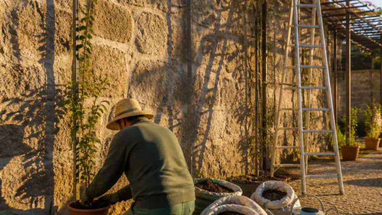 Paredes: agosto é mês para plantar trepadeiras e preparar muros para a primavera