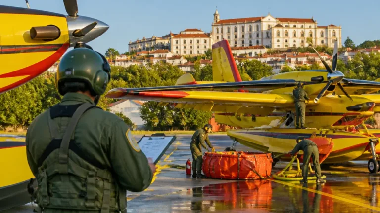 Piloto de Santarém integrado na missão portuguesa de combate aos incêndios em França