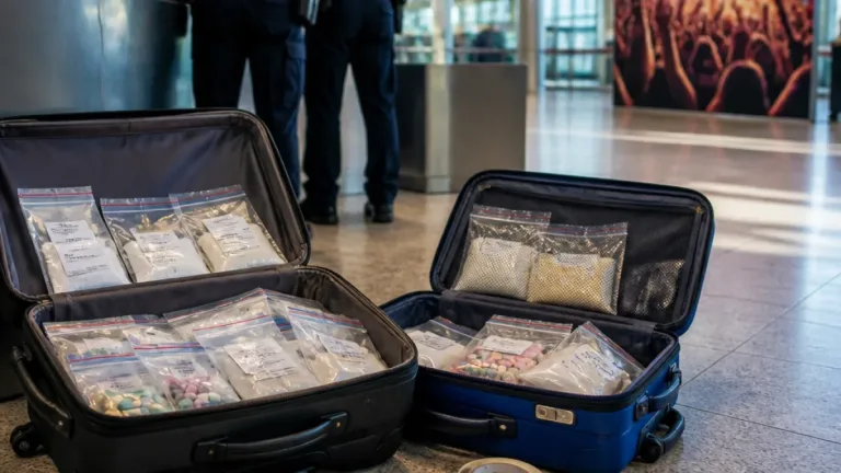 PJ apreende grande lote de drogas sintéticas no Aeroporto de Lisboa e detém suspeito