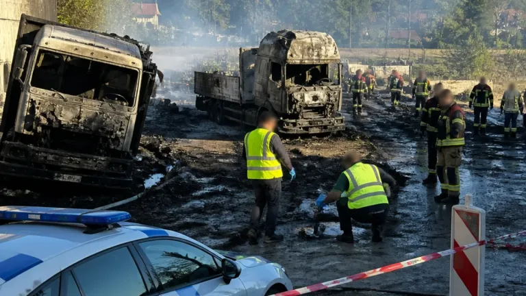 PJ detém quatro suspeitos de incendiar camiões em Celeirós e investiga outros fogos na região