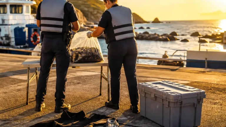Polícia Marítima apreende cerca de 11 kg de lapas junto ao cais de Vila do Porto