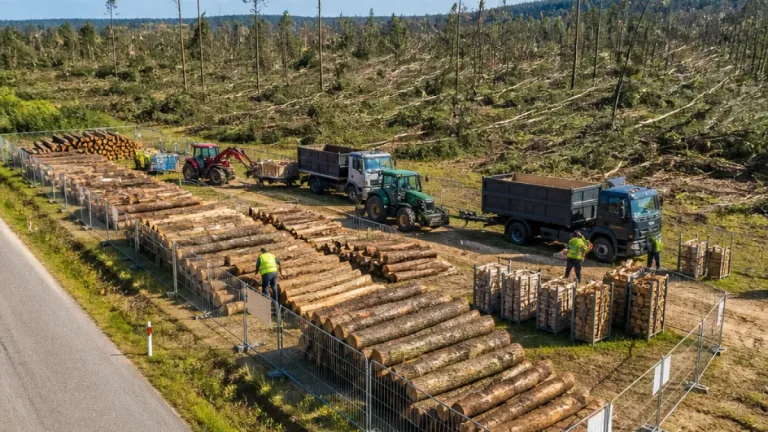 Pombal instala três parques temporários para madeira após tempestade e lança apoio técnico