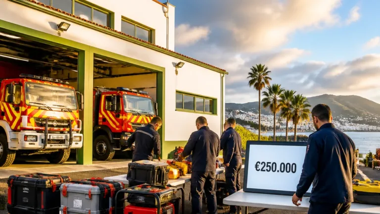 Ponta Delgada: Câmara aumenta para 250.000€ apoio aos bombeiros em 2026