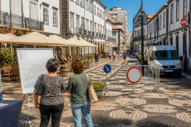 Ponta Delgada debate alargamento da zona pedonal no âmbito do Plano de Mobilidade