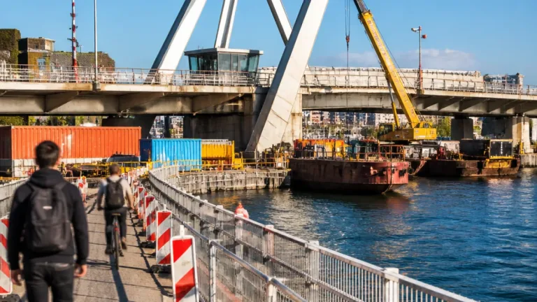 Ponte móvel de Leixões reabre a 14 de agosto e devolve ligação essencial a Matosinhos