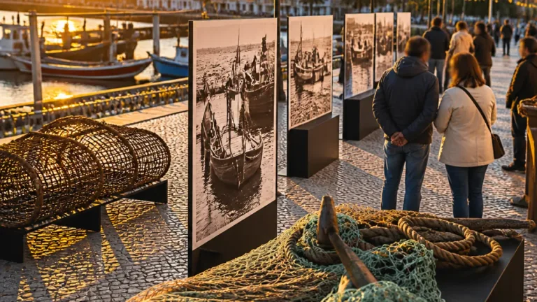 Portimão inaugura exposição ao ar livre sobre a história da pesca na Praça Manuel Teixeira Gomes