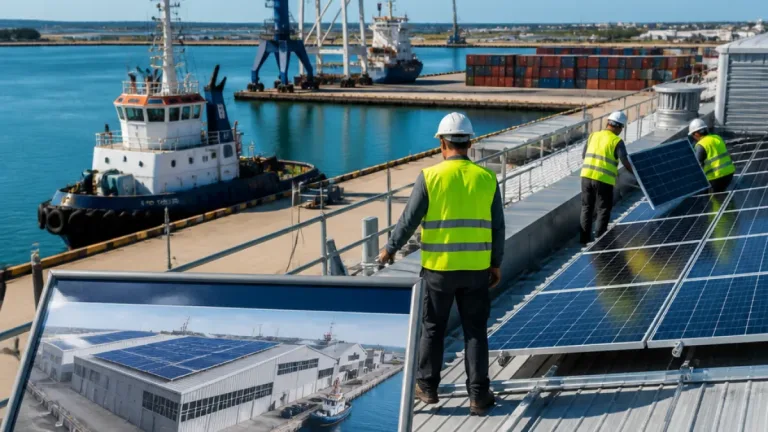 Porto de Aveiro avança com primeiro lote de infraestruturas fotovoltaicas para autoconsumo