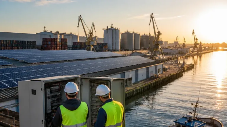 Porto de Aveiro avança com projectos fotovoltaicos que reforçam autonomia energética