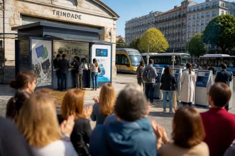 Porto torna transportes urbanos gratuitos para residentes e pede atualização do cartão municipal