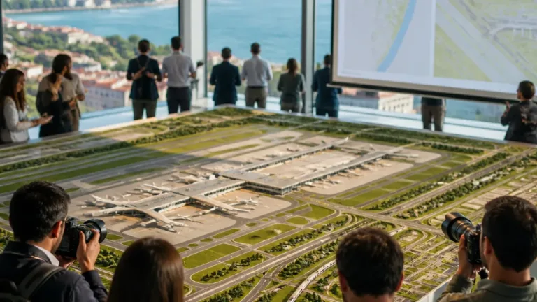 Projeto técnico do novo Aeroporto Luís de Camões apresentado pela ANA abre fase decisiva