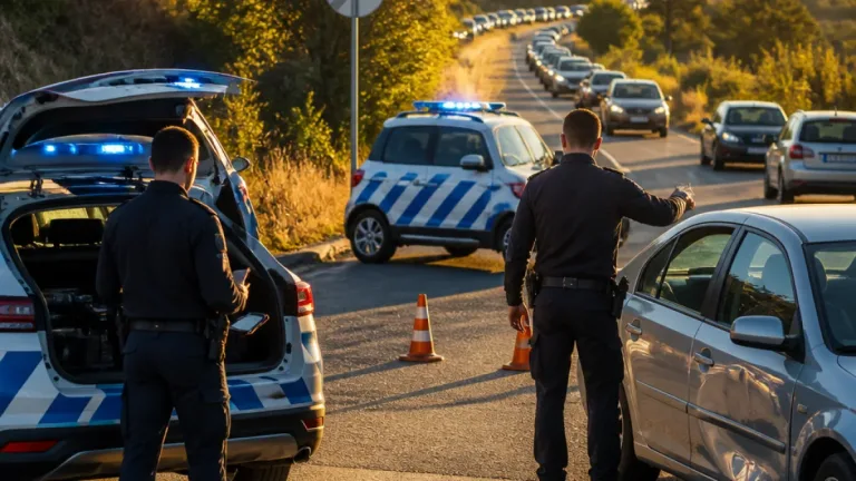 PSP de Vila Real regista cinco detenções por condução com álcool e 12 acidentes em sete dias