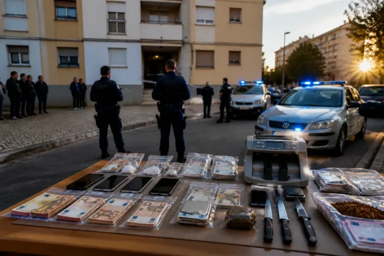 PSP detém sete homens em operação antidroga em Leiria com largas apreensões