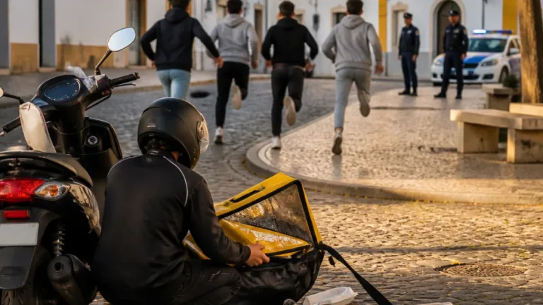 PSP identifica quatro jovens suspeitos de roubo a estafeta em Beja