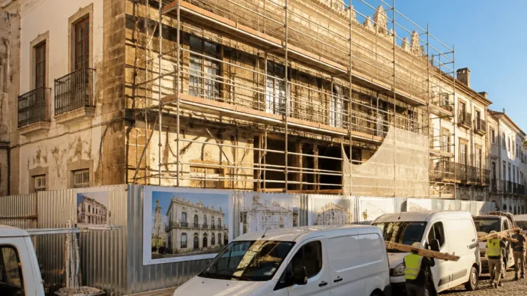 PSP lança concurso de 875 mil euros para reabilitar Edifício dos Castelos em Évora